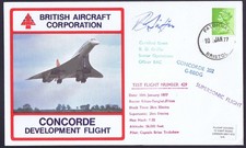 '77 BAC CONCORDE DEVELOPMENT FLT #429 COVER SIGNED R.D. GRIFFIN_FILTON_SCARCE