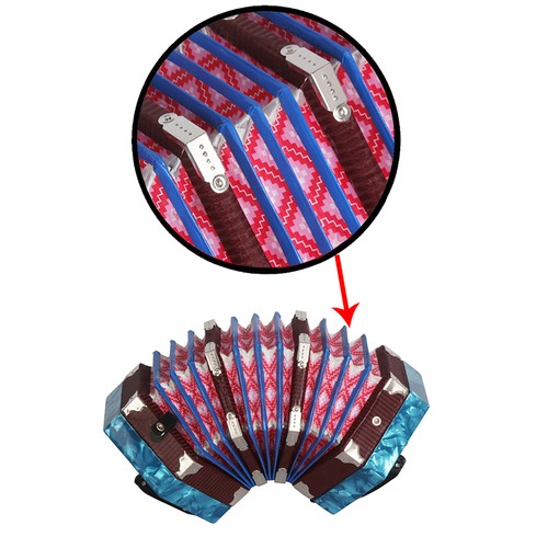 Concertina accordion button - accordion, 20-button