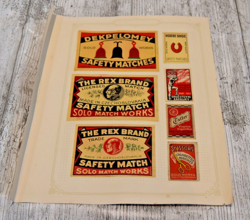 Superb vintage matchbox labels - superb,