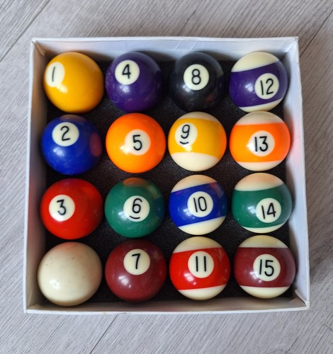 Full size pool - full, balls