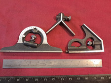 Vintage Chesterman Combination Square Good Used Condition Smooth Patina