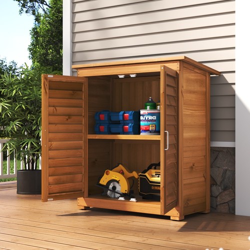 Wooden garden tool - tool, shed
