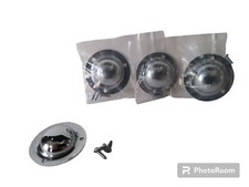 Set Of 4 Large Nickel Bowler