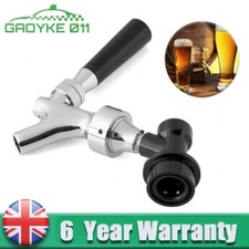 Chrome Beer Tap Faucet With CMB Ball Lock Disconnect For Corny Kegs Cornelius