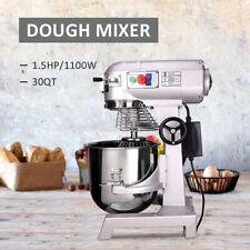30L Food Mixer Commercial Dough Mixer Electric Stand  Bakery Beater Whiper 1100W