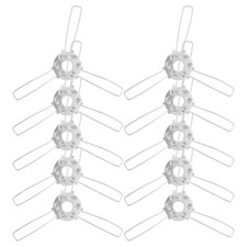  10 Pcs Lamp Shade Adapter Lampshade Diy Lighting Accessories 3 Fork Clip