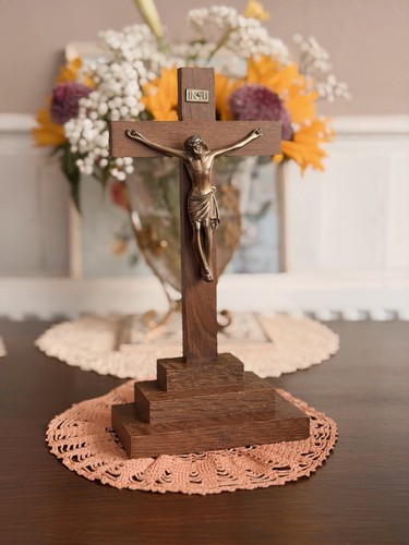 Vintage wood brass - +,