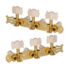 1-1 Pair Gold Guitar Tuning Pegs Classical Guitar String Tuning Pegs Tuners LNHR
