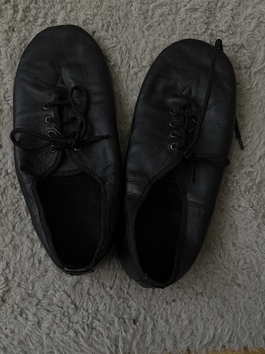 Black dance jazz shoes size - black,