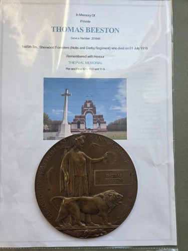 Death plaque penny - plaque,