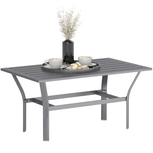 Metal garden coffee table - metal,