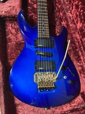 Aria Pro Ⅱ V A-580 Vanguard Series Made In Japan electric Guitar Blue Used