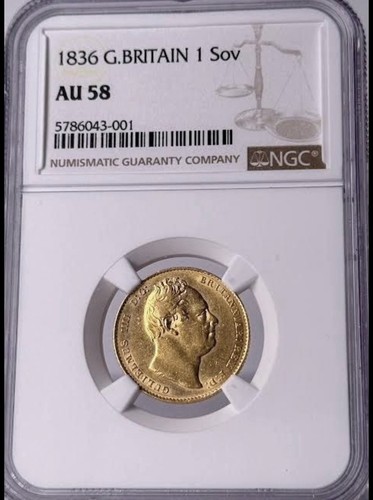 1836 great britain sovereign - great,