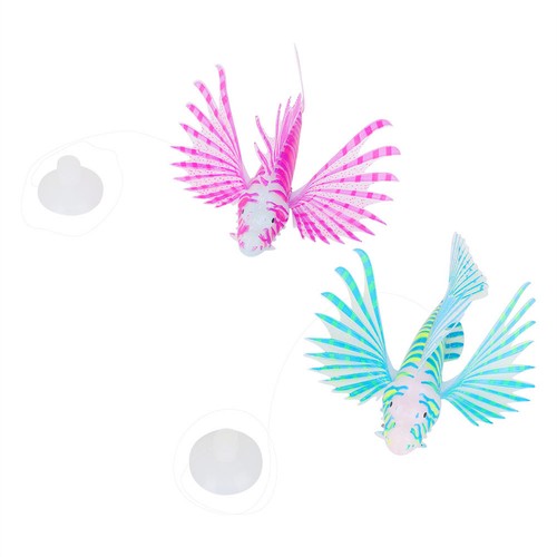 Glowing fish set pieces - glowing,