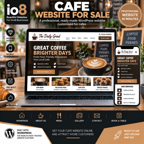 Cafe website wordpress - website,