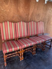 Set of 4 Vintage Oak Dining