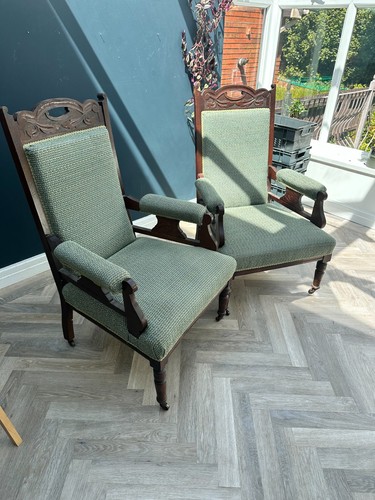 Pair green edwardian - pair,