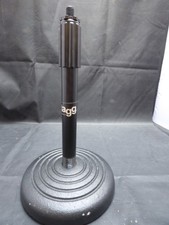 Stagg. Desk Top Microphone Stand. Straight. Heavy Duty Base. Screw In Arm.