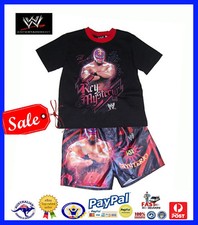 GENUINE AUS LICENSE-WWE RAW Wrestling Rey Mysterio Boys Summer PJ'S-Pyjamas-SALE