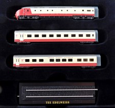 Tee Edelweiss Three Part Train & Track Model Railway Collectable Z Gauge Guage