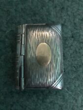 Plated Metal Book Shaped Vesta