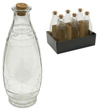 Set of 6 Large Round Glass