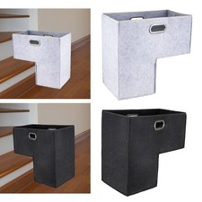 Stair-Baskets-with-Handles,-Foldable-Stair-Basket,-Organizer,-Storage-Basket-for