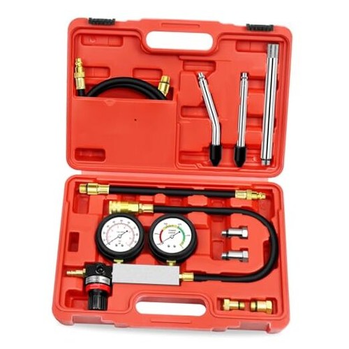 Dual red cylinder - cylinder, leak