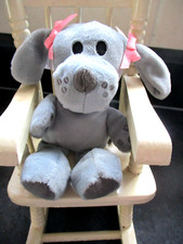 RARE Ashton Drake Galleries  MY SNUGGLE PUP GREY PUPPY DOG ~ ARIANNA REBORN 17cm