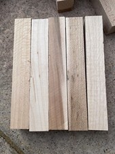 X5 Canadian Soft Maple Pen Blanks Approx 6” Long X 24mm SQ