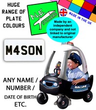 PERSONALISED Number Plate
