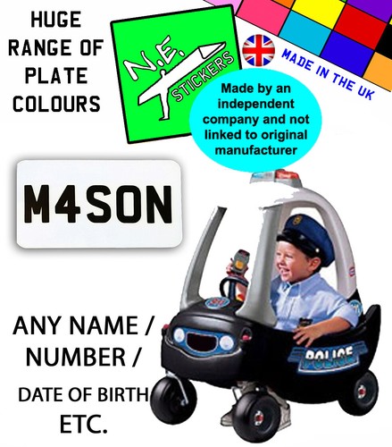 Personalised number plate - personalised,