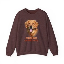  Golden Retriever Crewneck Sweatshirt   for Dog Lovers, Pet Owner Gift