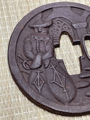 Japanese tsuba sword guard - japanese,