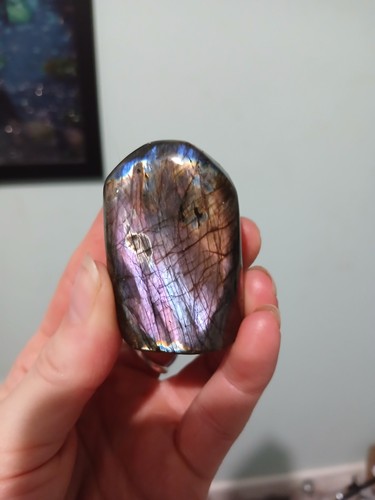 Purple labradorite freeform - purple,