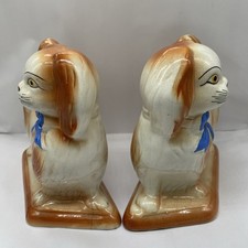 Pair Vintage Staffordshire