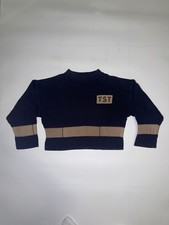 Ton Sur Ton Women’s Medium  Crop Cotton Crewneck Sweatshirt Sweater