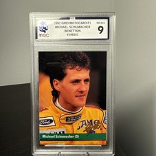 1992 Grid Formula One F1 Racing #51 Michael Schumacher RC Rookie MGC 9 MINT