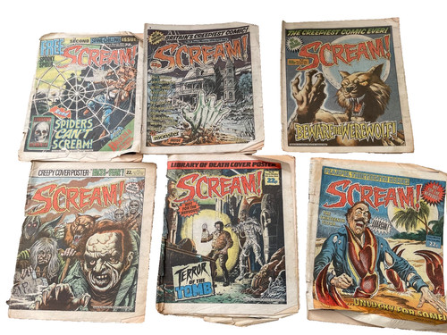 Scream horror comics 1984 - scream!,