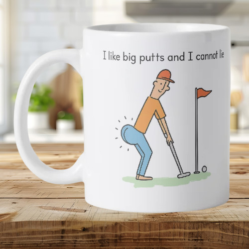 Funny golf mug like - funny, big