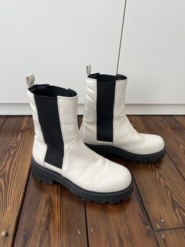 Vagabond white leather chelsea - vagabond,