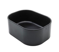 White Python Water Bowl Black Medium Plastic Reptile Snake Gecko Easy Clean