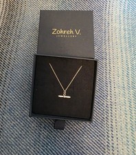 BNIB Zohreh V 925 Silver T-Bar