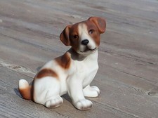 Harvey Knox HHH Pottery Sitting Jack Russell Terrier Puppy Dog Figurine D188A