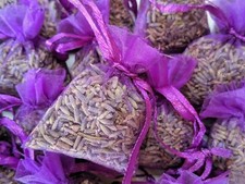 DRIED  LAVENDER ORGANZA  BAGS