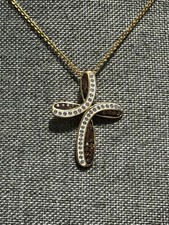 NWT Brown & White Crystal