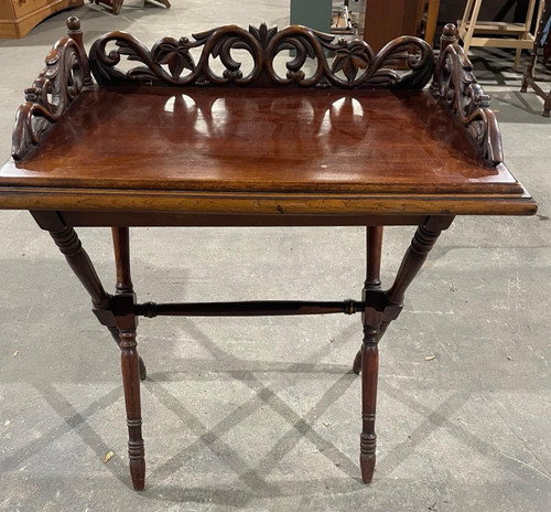 Highly carved mahogany - highly,