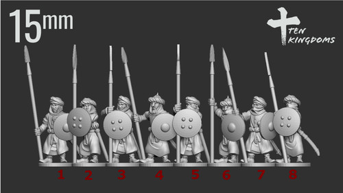 15mm islamic spear foot tgm - 15mm, (tgm-7