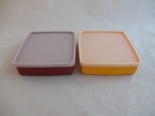 Vintage pair tupperware - vintage,