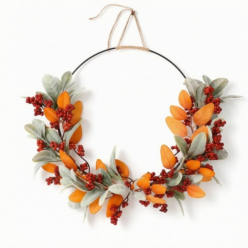 Half wreath artificial wall - half,